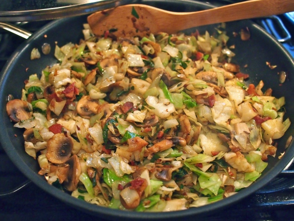 cabbage and mushroom filling 